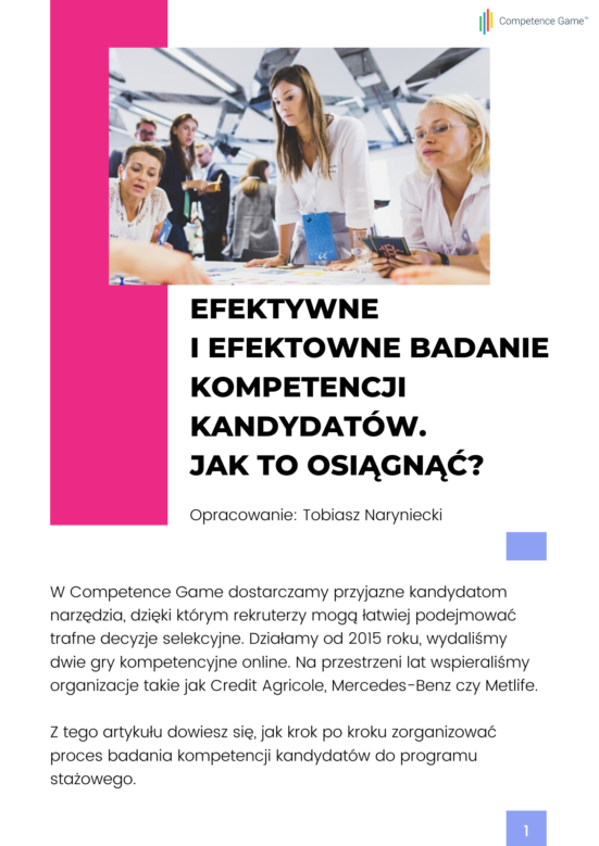 Efektywne I efektowne badanie kompetencji kandydatów._ Jak to osiągnąć_ _